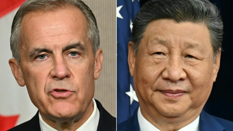 Canada's Prime Minister Mark Carney and China's President Xi Jinping