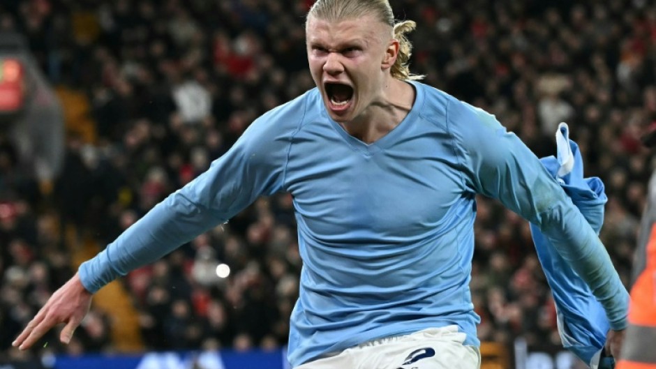 Erling Haaland has not scored from open play in the Premier League this year