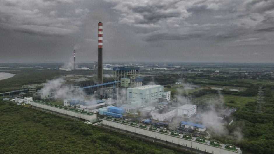The Cirebon-1 coal power plant in Cirebon, West Java