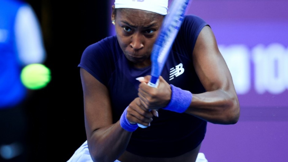 Coco Gauff fell at the first hurdle for a second straight year in Qatar