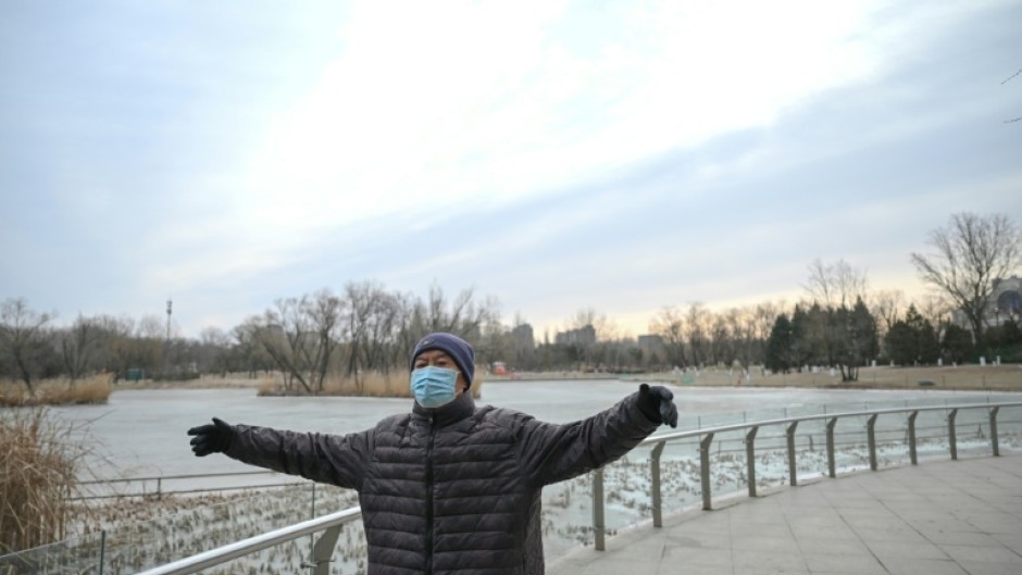 Fifteen years ago, Beijing's Liangma riverbanks would have been smog-choked and deserted in winter, but these days they are dotted with families