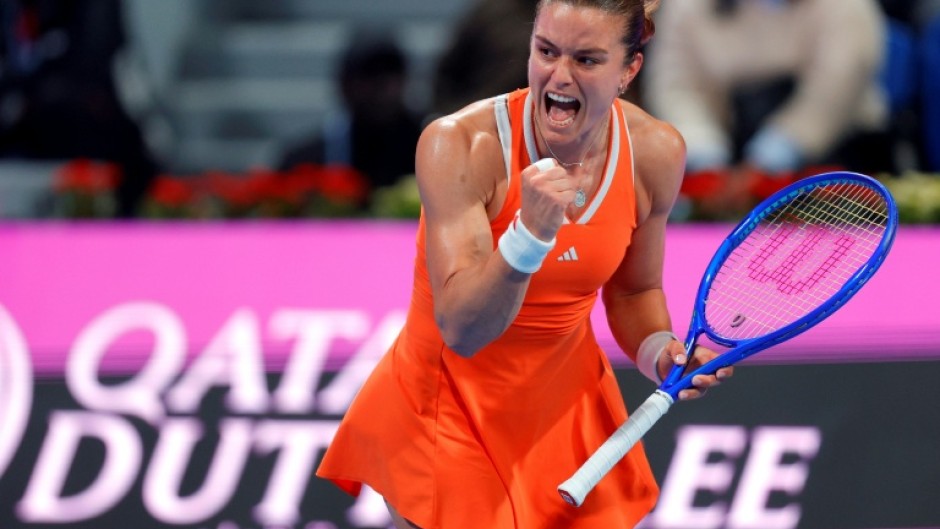 'I feel a lot better,' said Maria Sakkari after her victory over top-seeded Iga Swiatek in Qatar