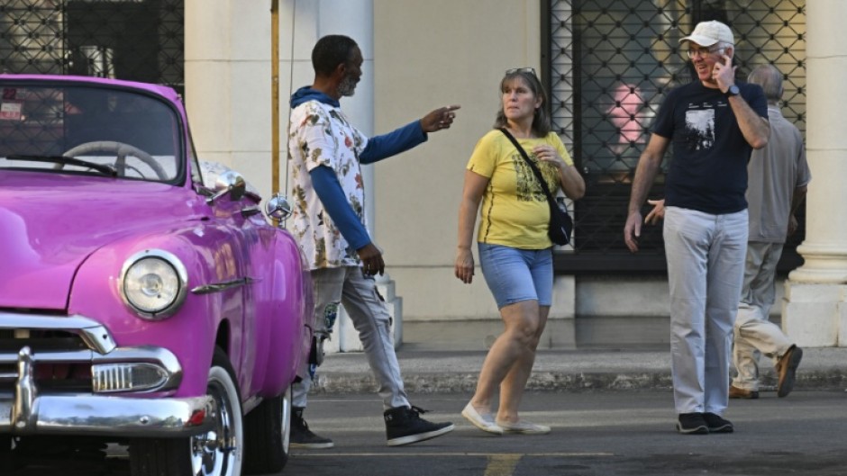 About 300,000 Cubans rely on tourism for an income