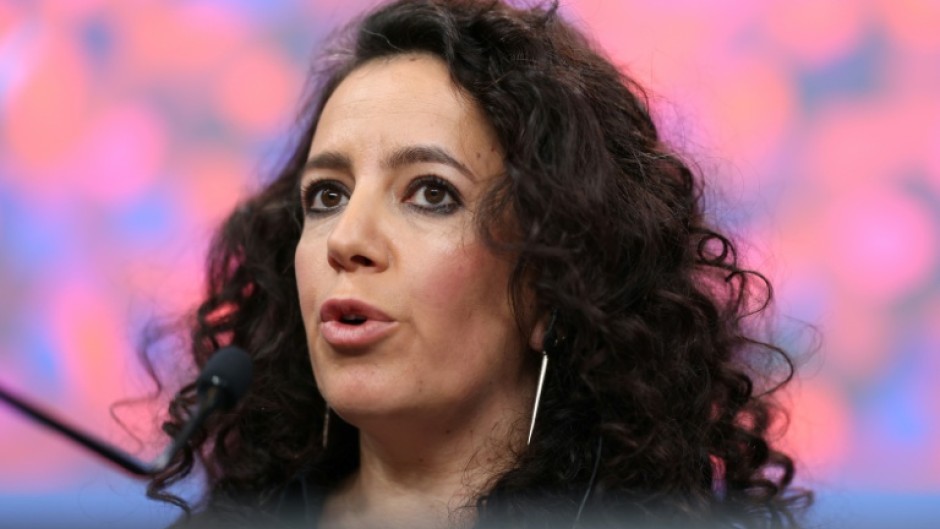 Tunisian film director Leyla Bouzid presented 'In a Whisper' at the Berlin film festival