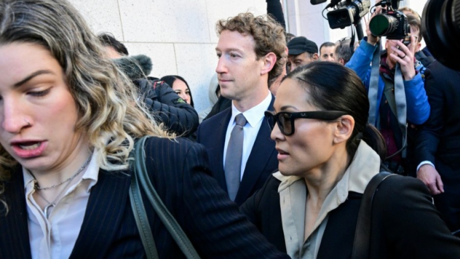 Meta CEO Mark Zuckerberg arrives at Los Angeles Superior Court to testify in the trial addressing whether social media giants deliberately designed their platforms to be addictive for young users