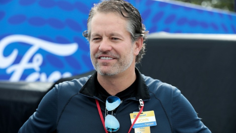 Walmart CEO John Furner, shown here in 2022, outlined the company's ambitiouns for artificial intelligence in retail, lifting shares