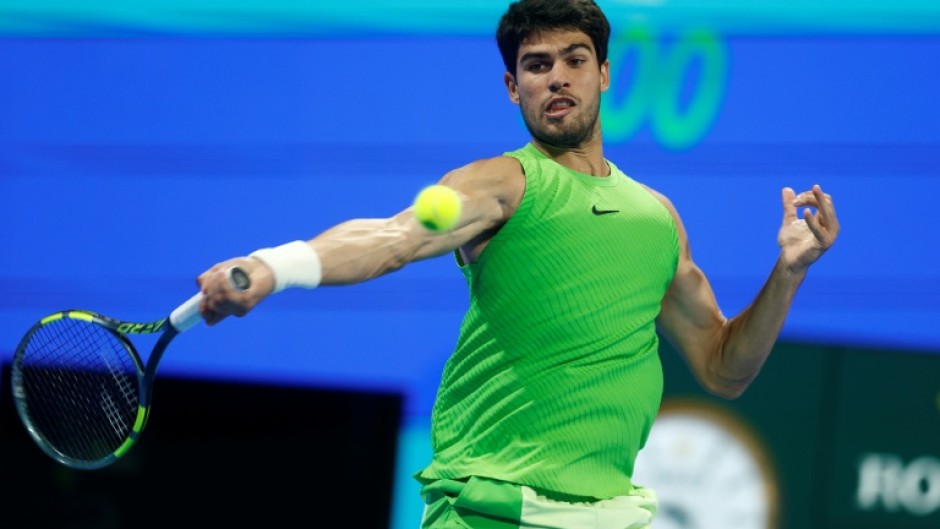Carlos Alcaraz will next face Andrey Rublev for a spot in the final in Doha