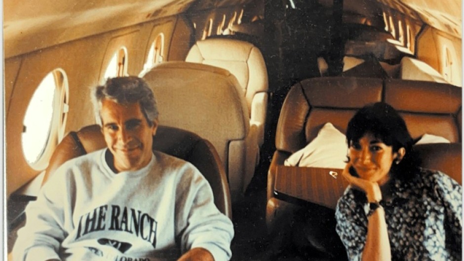 Jeffrey Epstein and Ghislaine Maxwell in an undated photo released by the Justice Department