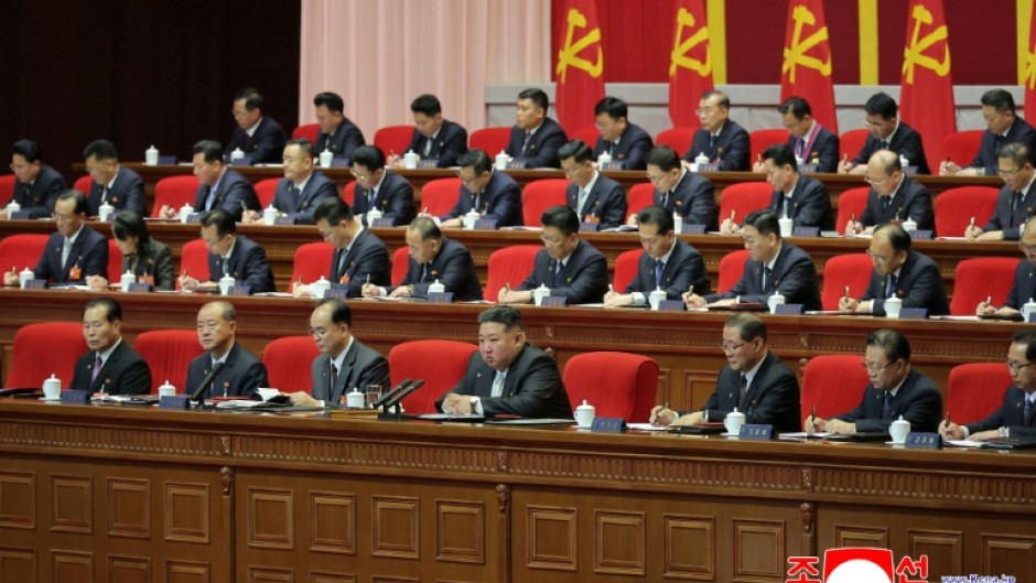 Kim Jong Un sits front and centre at the Workers' Party congress, a rare gathering that offers him a chance to entrench his grip on power.