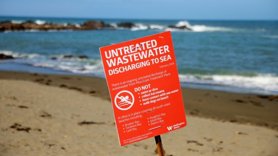 Millions of litres of raw sewage have flown into the waters off Wellington's picturesque south coast beaches since the breakdown of the Moa Point facility on February 4