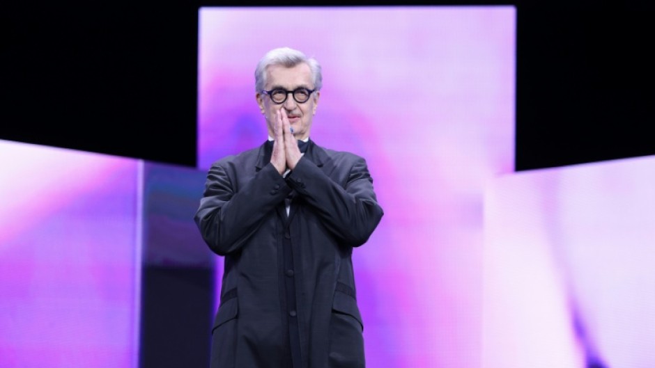Jury president Wim Wenders at the opening of the Berlin Film Festival which has been rocked by political controversy