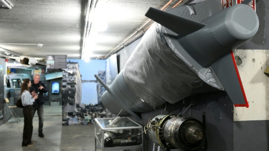 The Ukraine exhibition at the former Nazi bunker aims at encouraging support for Kyiv