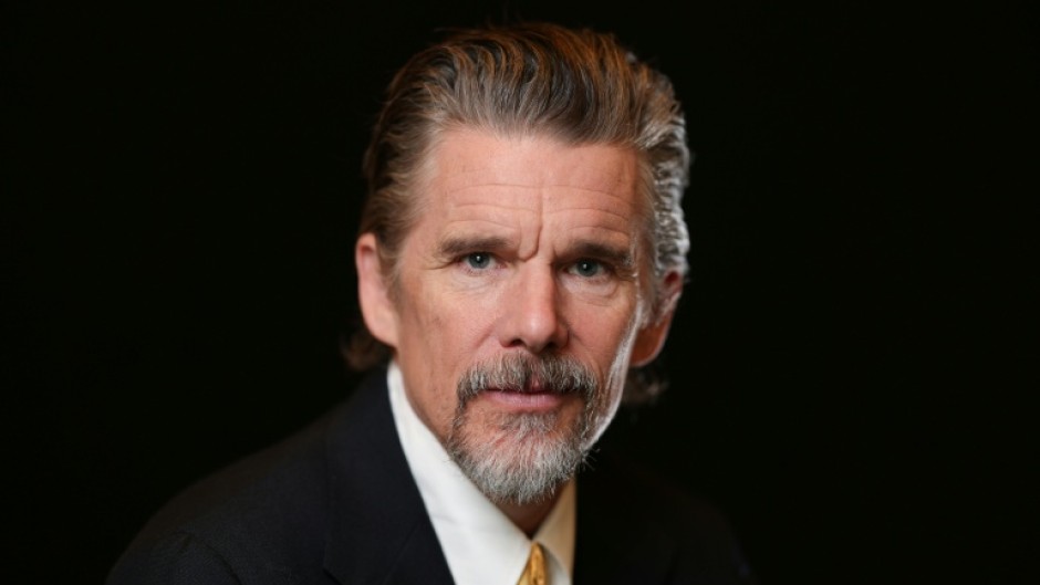 Ethan Hawke, an Oscar nominee for best actor for his role in 'Blue Moon,' told AFP collaborating with director Richard Linklater is 'magic'