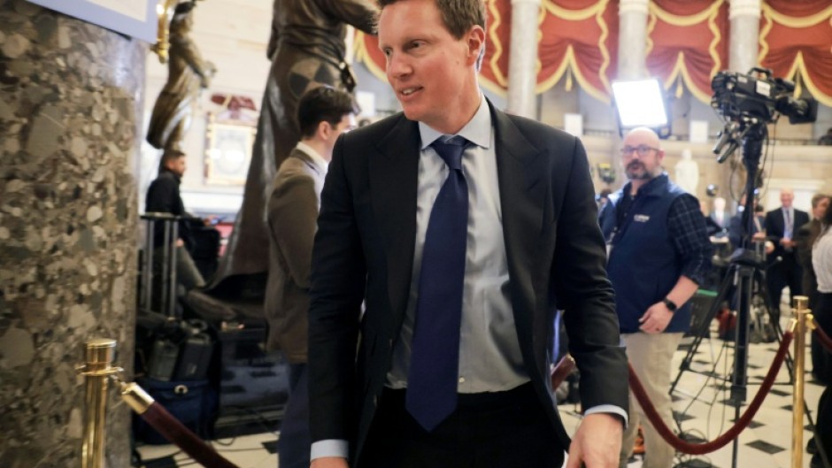 David Ellison, the chairman and chief executive officer of Paramount Skydance, at the US Capitol in Washington