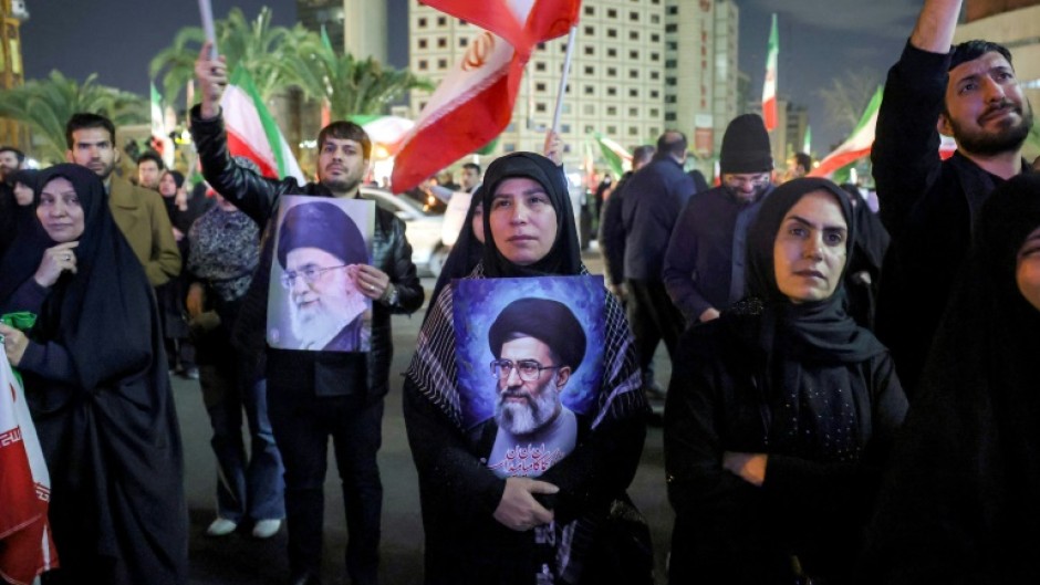 Mourners gathered in Tehran