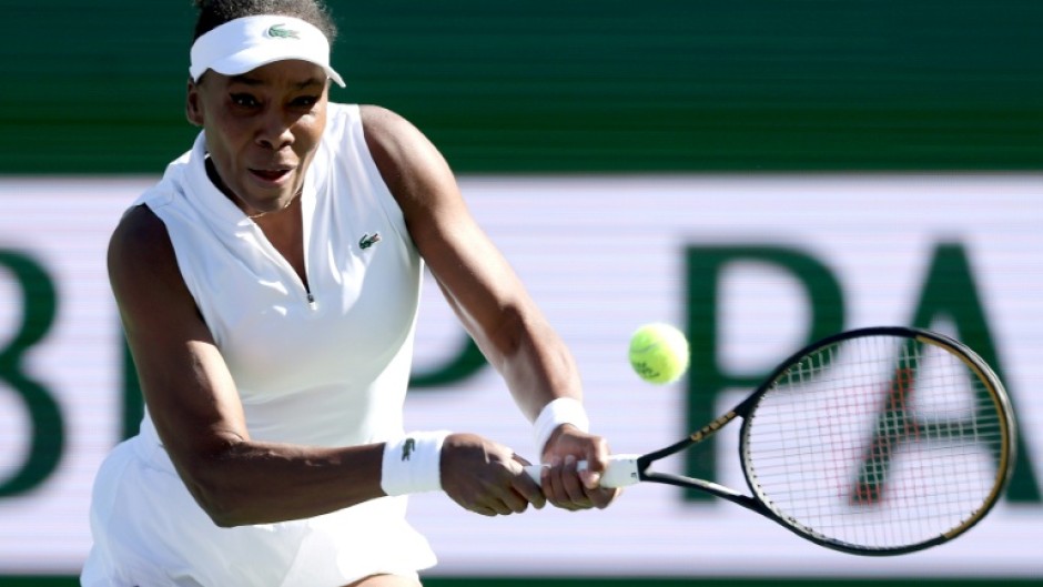 First-round exit: American Venus Williams loses to French qualifier Diane Parry in her opening match at Indian Wells