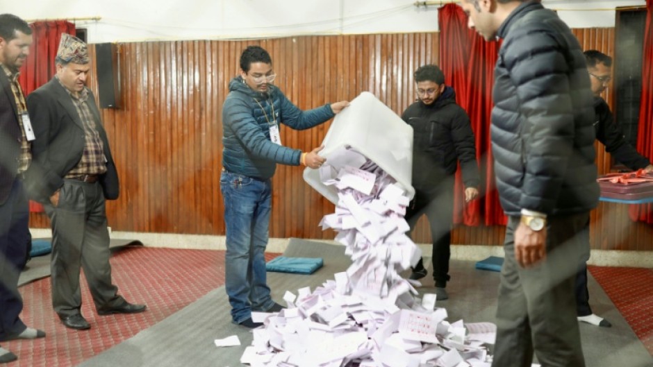 Counting was underway in Nepal, where rapper-turned-politician was on pace to win in very early results