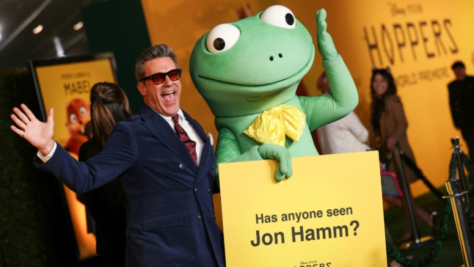 Jon Hamm is one of the stars of Disney-Pixar's 'Hoppers'