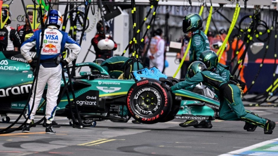 Aston Martin faced all sorts of problems at the Australian Grand Prix