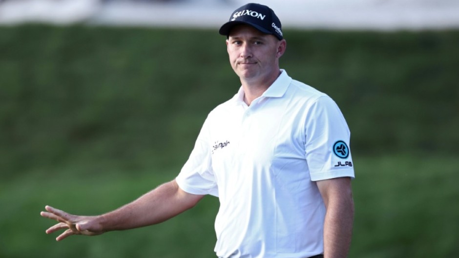 Austria's Sepp Straka was among five players sharing the lead after darkness halted the opening round of the US PGA Players Championship