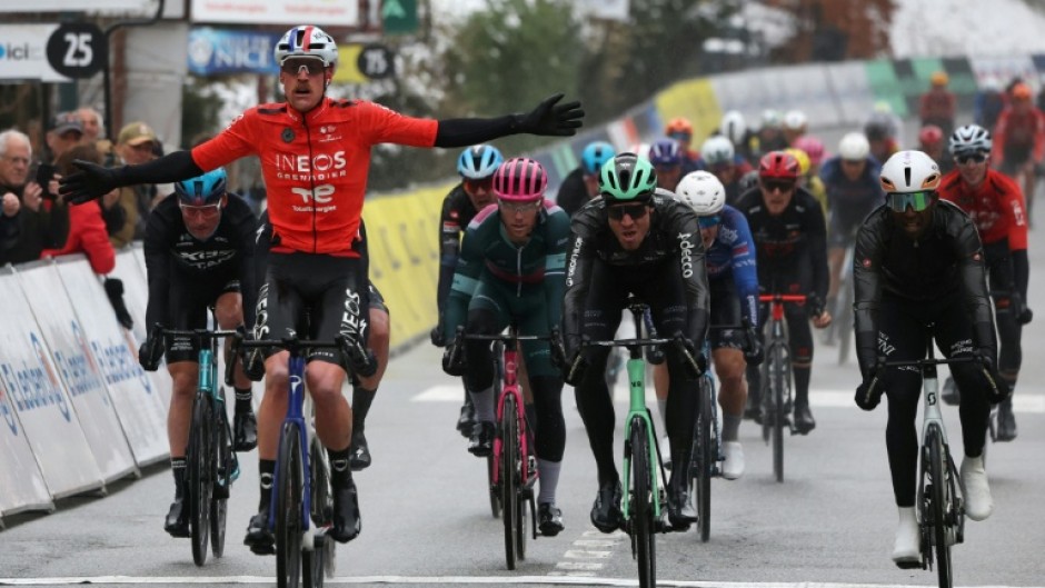 Ineos Grenadiers' French rider Dorian Godon won the shortened seventh stage of the Paris-Nice cycling race at Isola