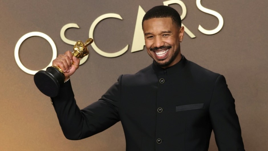 Michael B. Jordan took home the best actor statuette for his dual roles in 'Sinners'