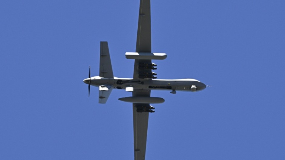 A US military MQ-9 Reaper drone, the type being used in Nigeria, according to the country's army
