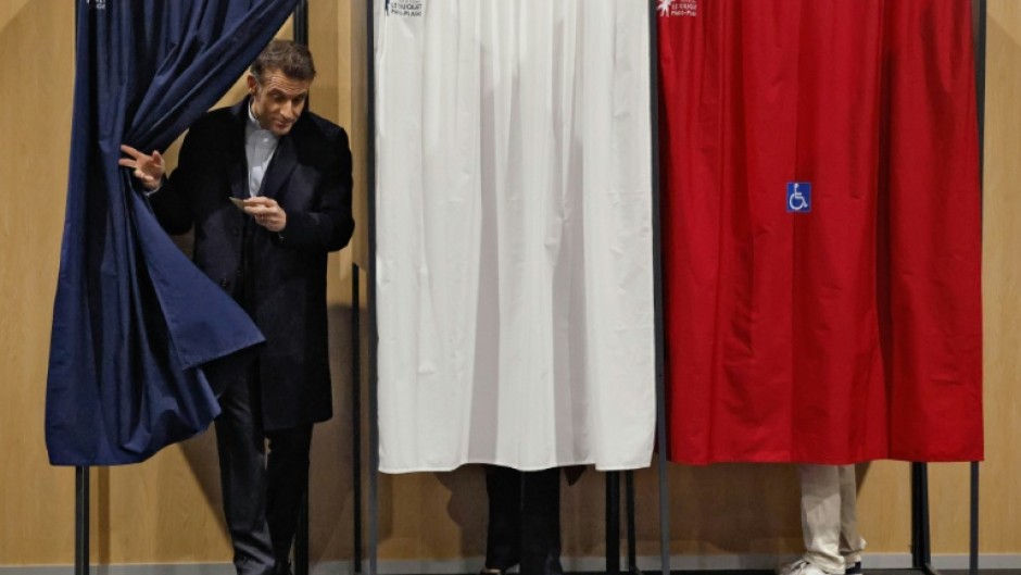 French President Emmanuel Macron is not eligible to run in 2027 due to term limits