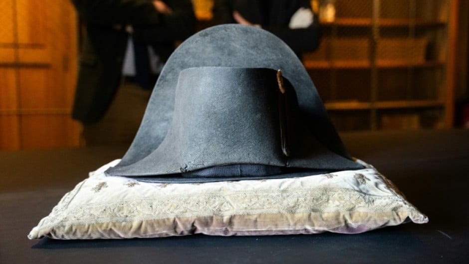 Napoleon is believed to have ordered between 60 and 80 such hats, an expert said