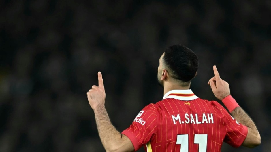 Mohamed Salah is third on Liverpool's all-time list of goalscorers, with 255 goals