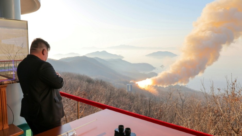 North Korean leader Kim Jong Un oversaw the first officially confirmed high-thrust solid-fuel engine test since September