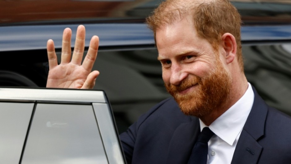 Britain's Prince Harry attended the start of the trial at the High Court in London in January
