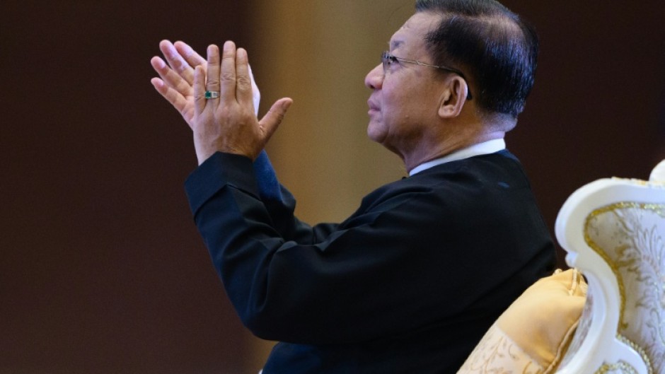 Myanmar's junta chief Min Aung Hlaing was elected a vice-president by the lower house, with the coup leader edging closer to becoming president