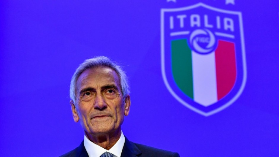 Gabriele Gravina resigned as head of the Italian Football Federation on Thursday