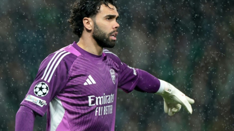 Arsenal's Spanish goalkeeper David Raya