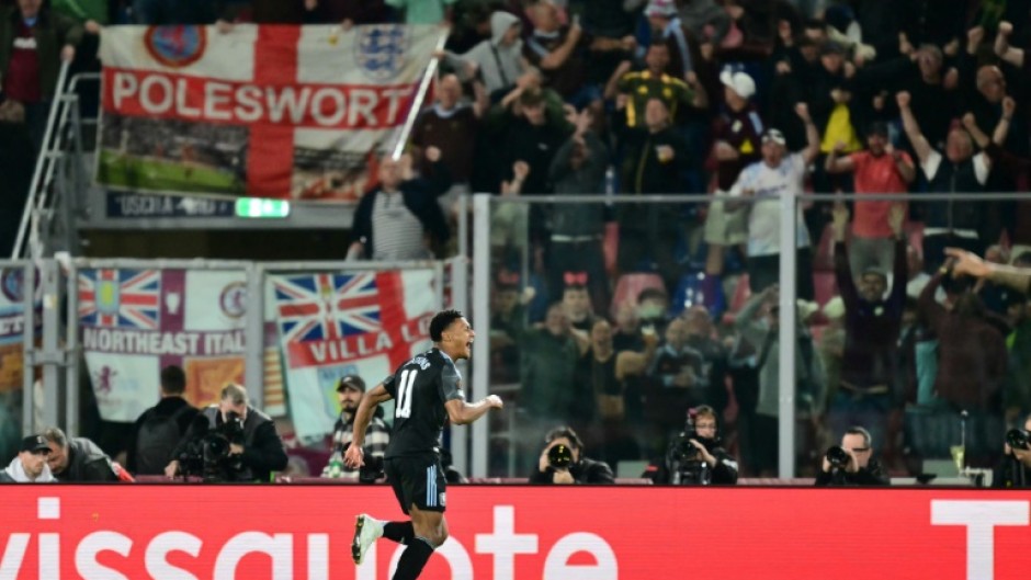 Ollie Watkins scored Aston Villa's second goal at Bologna