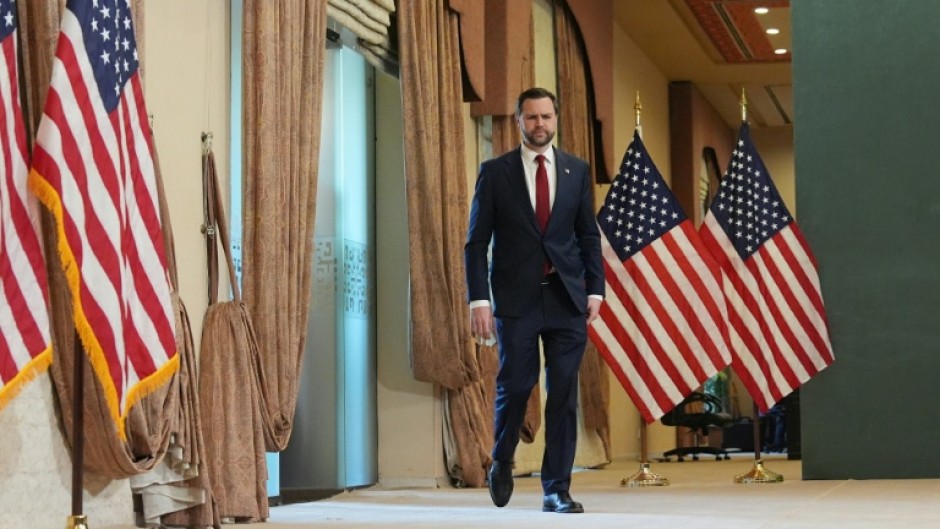 Vice President JD Vance arrived for a news conference in Islamabad where he announced Iran and the US had failed to reach an agreement to end the war in the Middle East