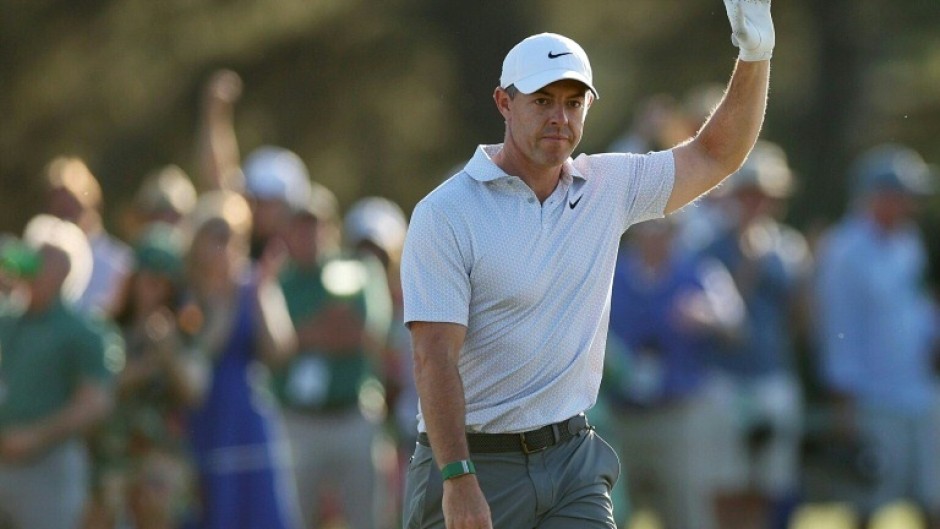 Rory McIlroy set a Masters 36-hole record with a six-stroke lead at Augusta National