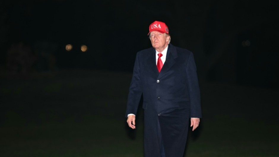 US President Donald Trump slammed the Pope's anti-war message as he returned to the White House after a weekend of golf and UFC fighting