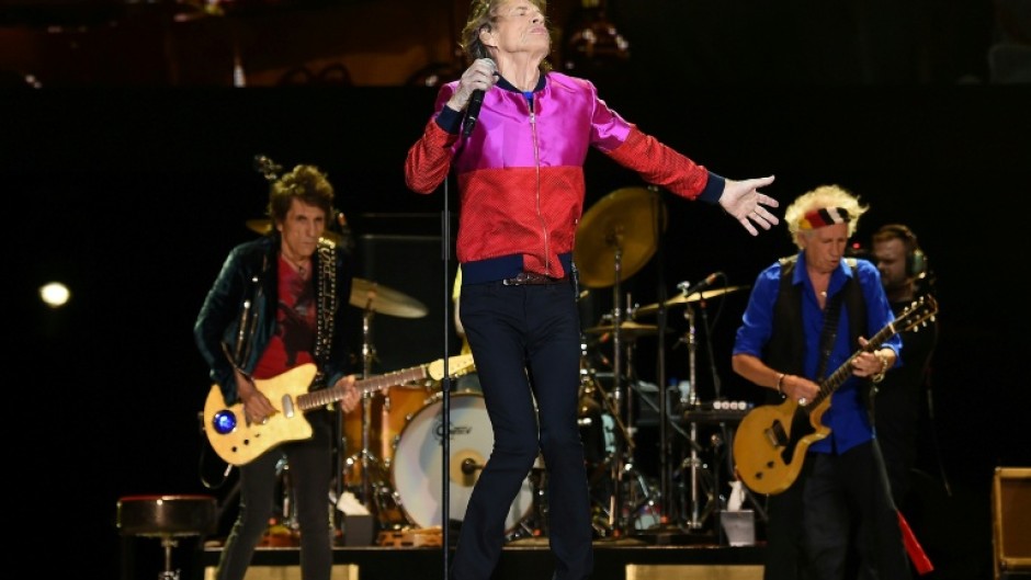 The Rolling Stones playing in California in October 2016