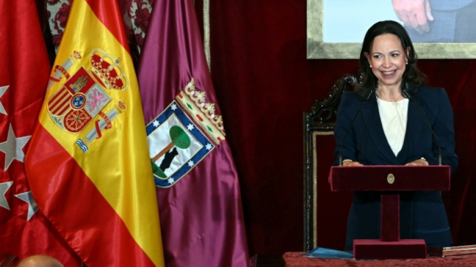 Venezuelan opposition leader Maria Corina Machado says Trump deserved her Nobel medal for 'risking' American lives to oust strongman Nicolas Maduro