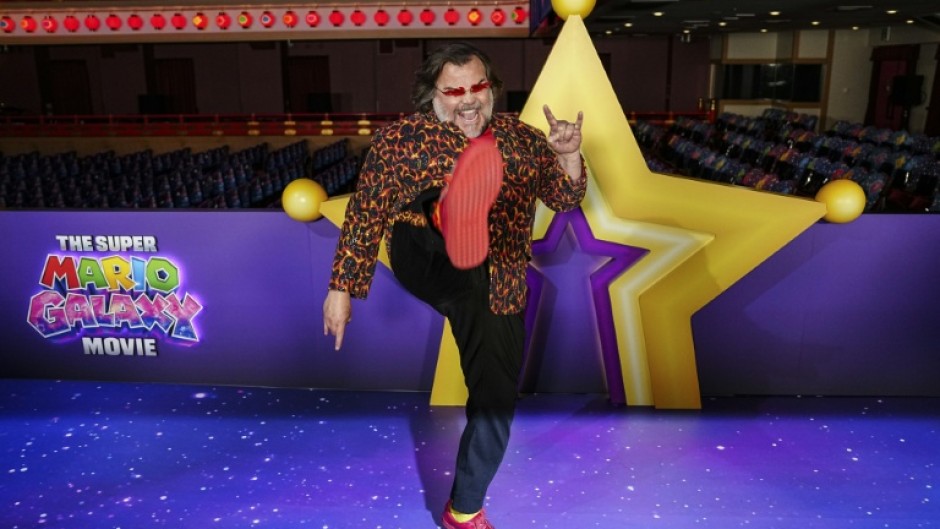Jack Black is one of the voice stars of 'The Super Mario Galaxy Movie'