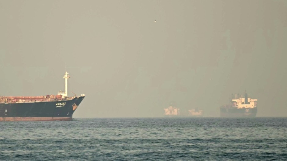 Shipping has been cut off in the Strait of Hormuz, pictured here before the war