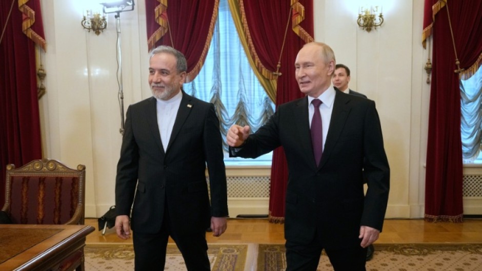 Iranian Foreign Minister Abbas Araghchi met Russian President Vladimir Putin in Saint Petersburg