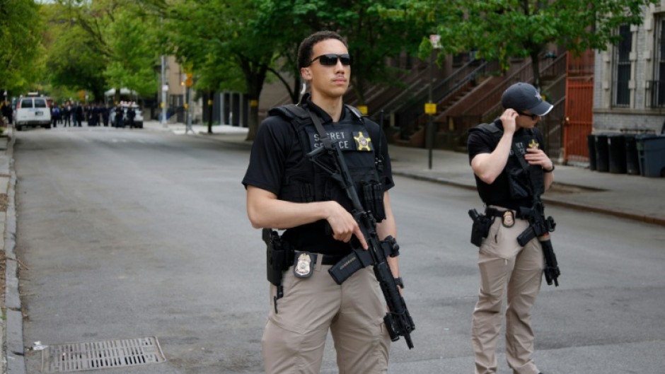 Armed Secret Service agents were in New York for King Charles III's visit