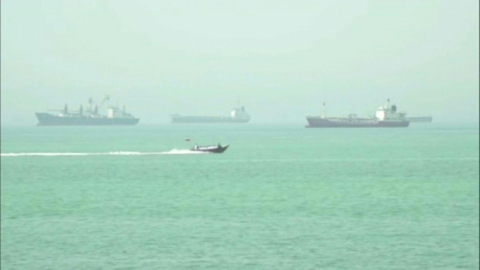 Maritime traffic in Strait of Hormuz