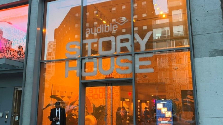 There is no rustle of pages or stack of best-selling novels at the month-long pop up store