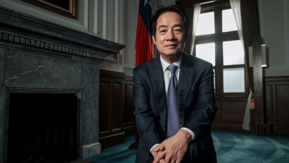 Taiwanese President Lai Ching-te, pictured in February, said 'unexpected external forces' had forced the suspension of his previously planned trip to Eswatini