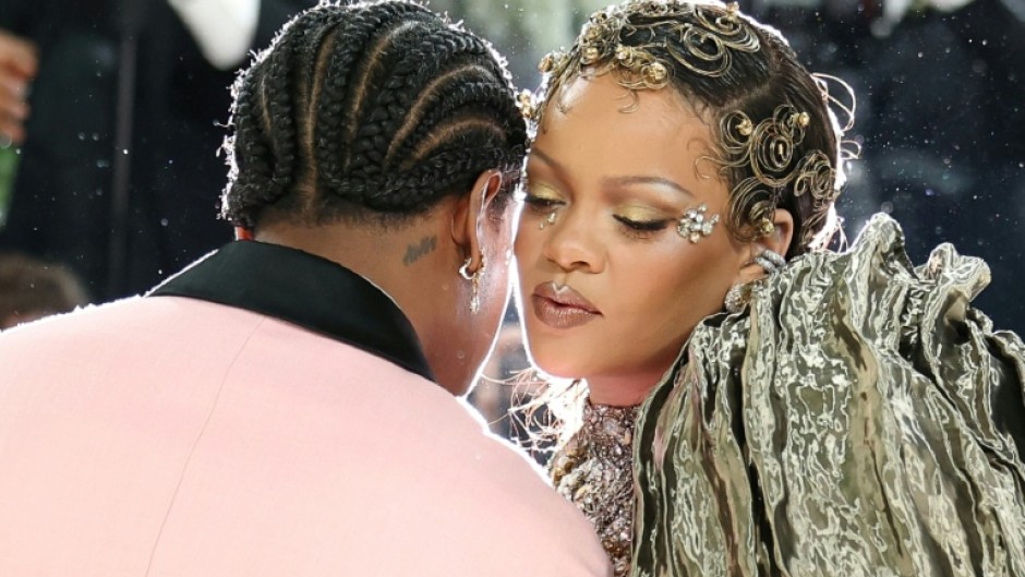 Rihanna and A$AP Rocky were among the last to arrive at the Met Gala