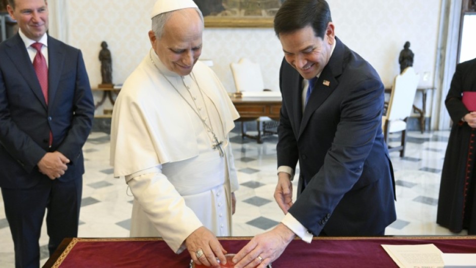 Pope Leo XIV held a private audience with US Secretary of State Marco Rubio in The Vatican